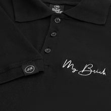 Afbeelding in Gallery-weergave laden, My Brick - Polo shirt Zwart
